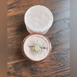 Moon magic Opal ring set